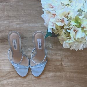 Steve Madden Light Blue Heeled Sandals